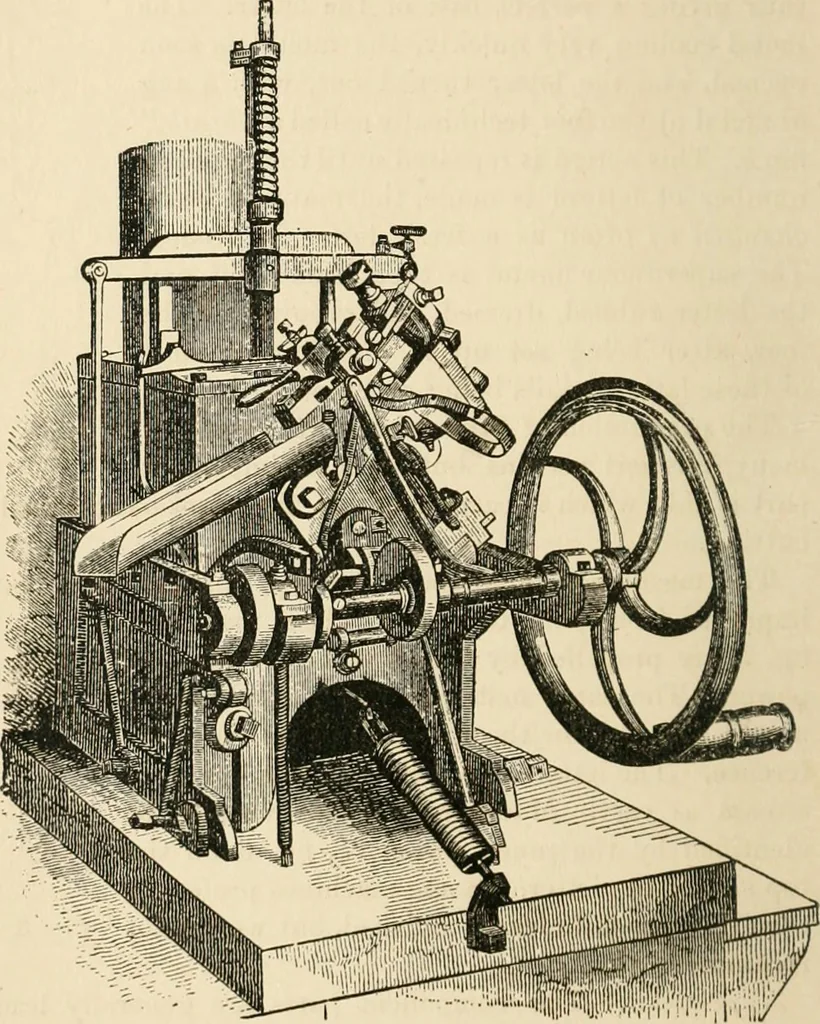 An illustration from Printing; a practical treatise on the art of typography as applied more particularly to the printing of books;, 1890, leaf 27