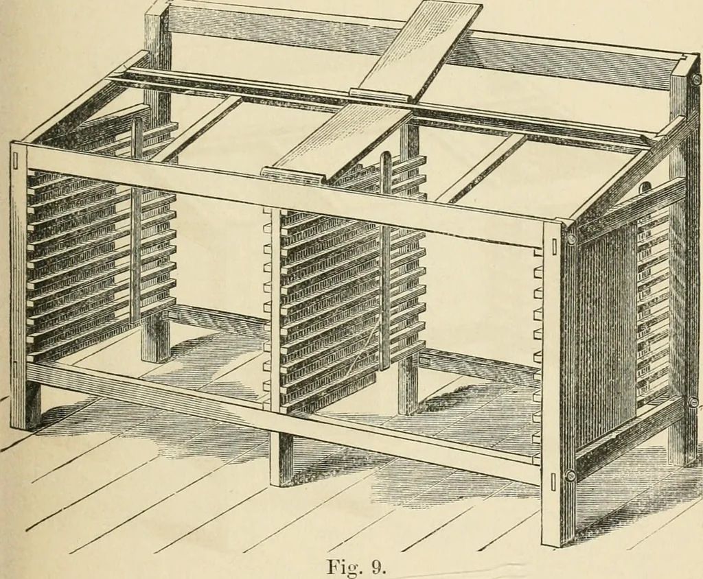 An illustration from Printing; a practical treatise on the art of typography as applied more particularly to the printing of books;, 1890, leaf 46