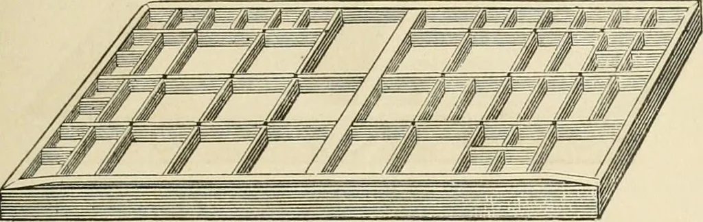 An illustration from Printing; a practical treatise on the art of typography as applied more particularly to the printing of books;, 1890, leaf 50