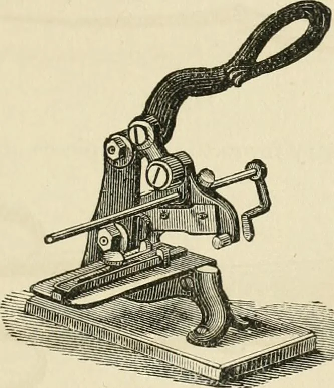 An illustration from Printing; a practical treatise on the art of typography as applied more particularly to the printing of books;, 1890, leaf 72