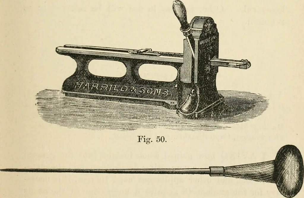 An illustration from Printing; a practical treatise on the art of typography as applied more particularly to the printing of books;, 1890, leaf 72