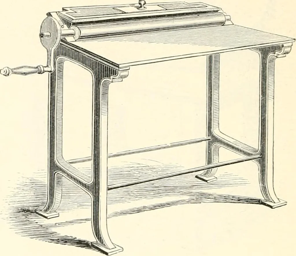 An illustration from Printing : a practical treatise on the art of typography as applied more particularly to the printing of books, 1904, leaf 229
