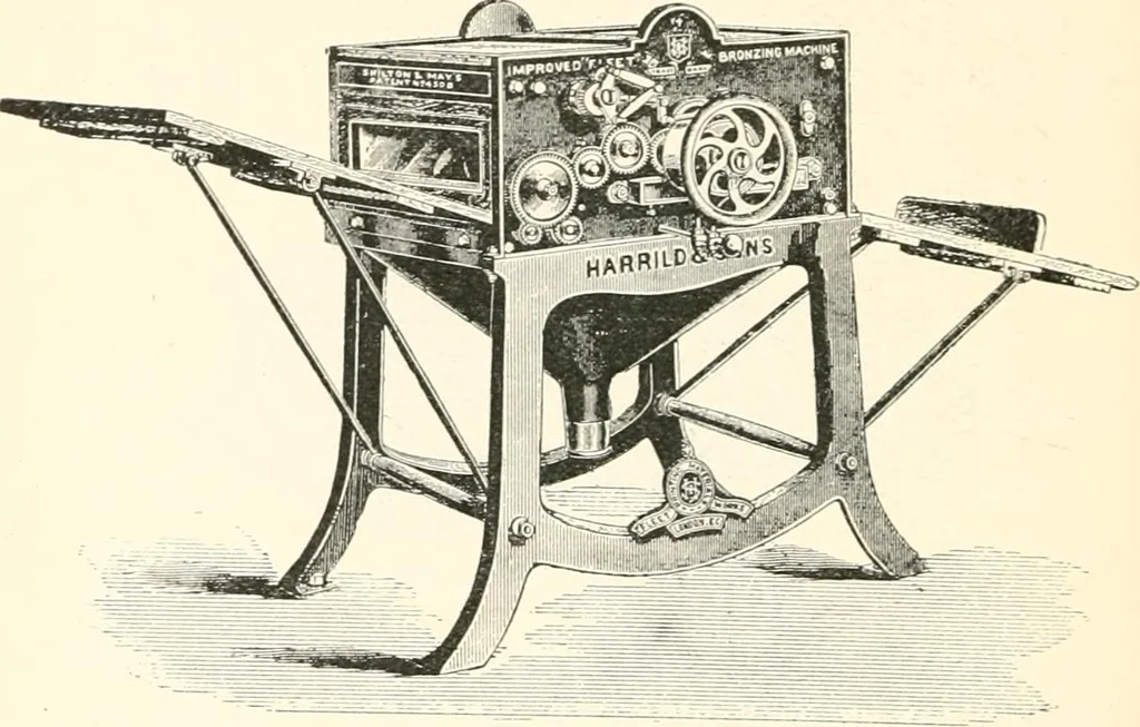 An illustration from Printing : a practical treatise on the art of typography as applied more particularly to the printing of books, 1904, leaf 277