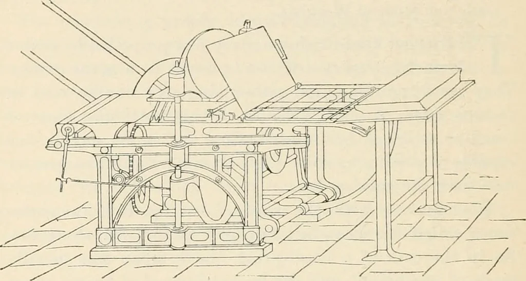 An illustration from Printing : a practical treatise on the art of typography as applied more particularly to the printing of books, 1904, leaf 315