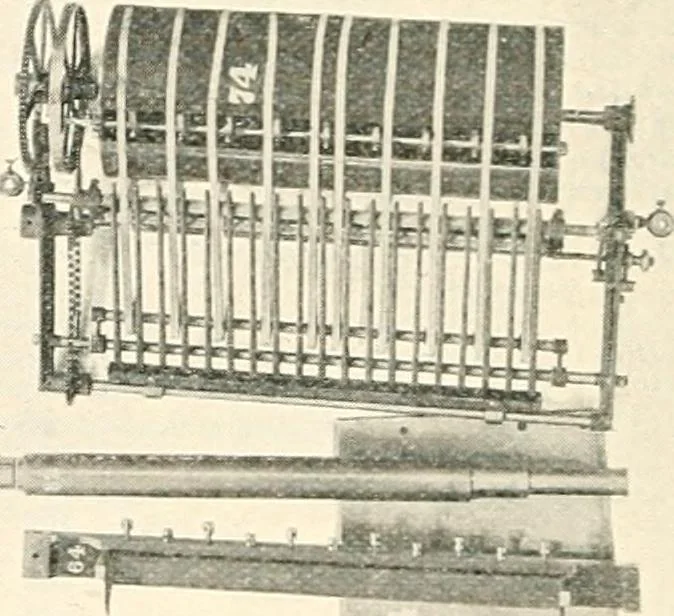 An illustration from Printing : a practical treatise on the art of typography as applied more particularly to the printing of books, 1904, leaf 335