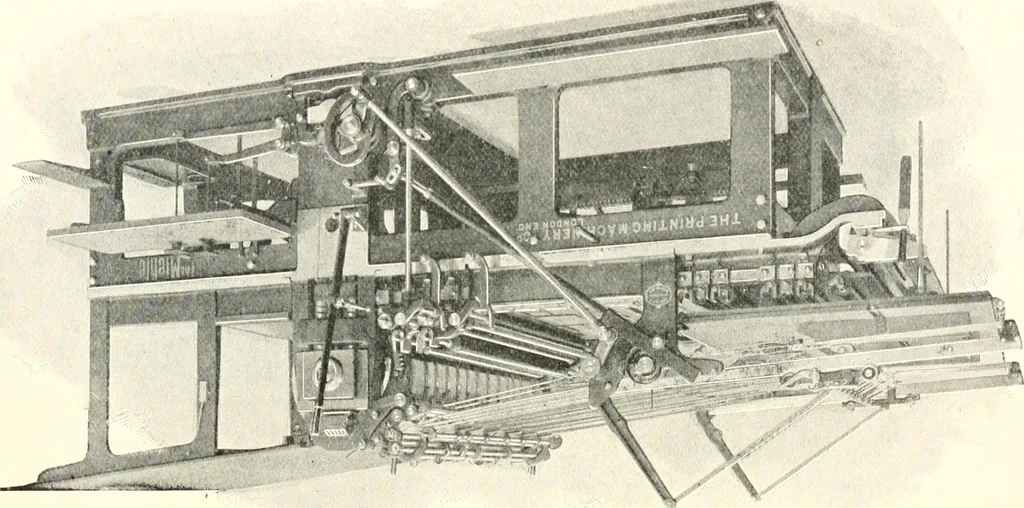 An illustration from Printing : a practical treatise on the art of typography as applied more particularly to the printing of books, 1904, leaf 342
