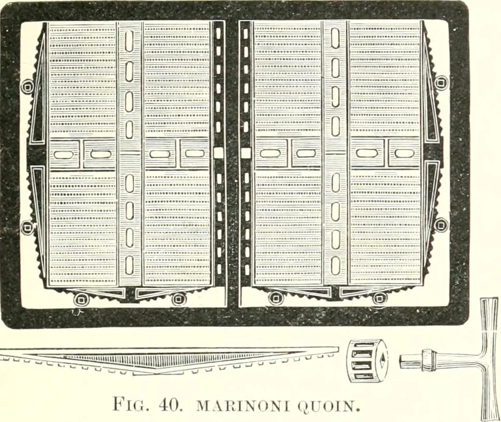 An illustration from Printing : a practical treatise on the art of typography as applied more particularly to the printing of books, 1904, leaf 82
