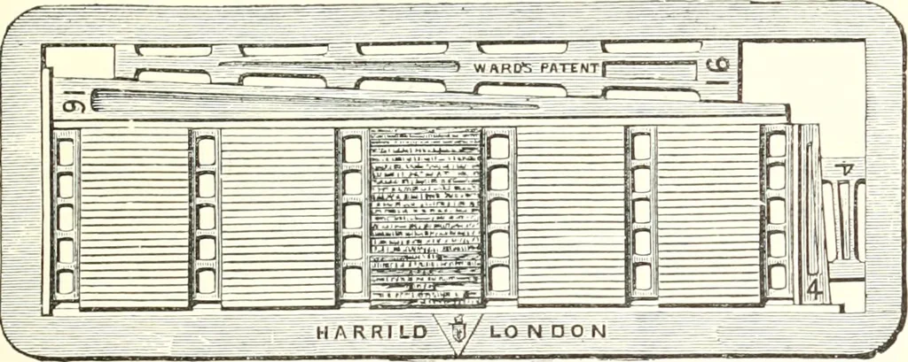 An illustration from Printing : a practical treatise on the art of typography as applied more particularly to the printing of books, 1904, leaf 82