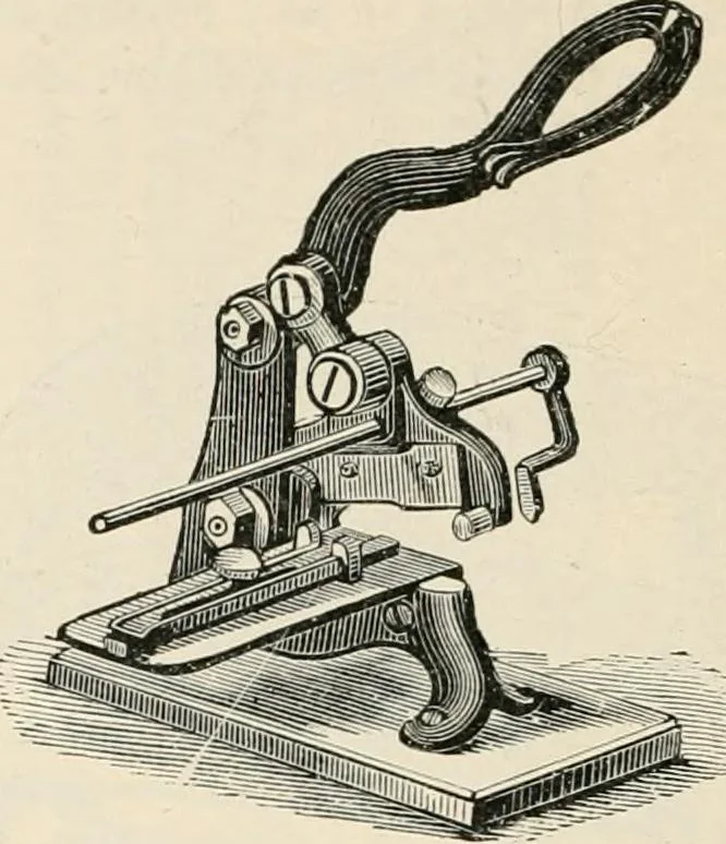 An illustration from Printing : a practical treatise on the art of typography as applied more particularly to the printing of books, 1904, leaf 95