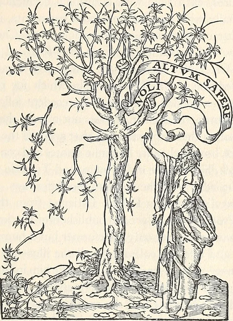 An illustration from Printing and the renaissance : a paper read before the Fortnightly Club of Rochester, New York / by John Rothwell Slater, 1921, leaf 26