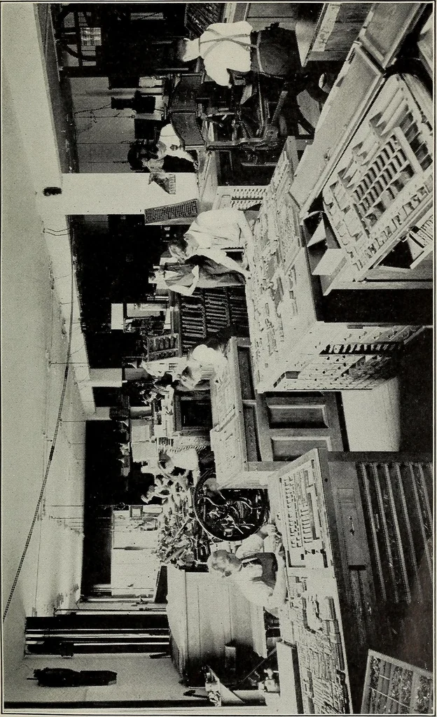 An illustration from The printing trades, 1916, leaf 40