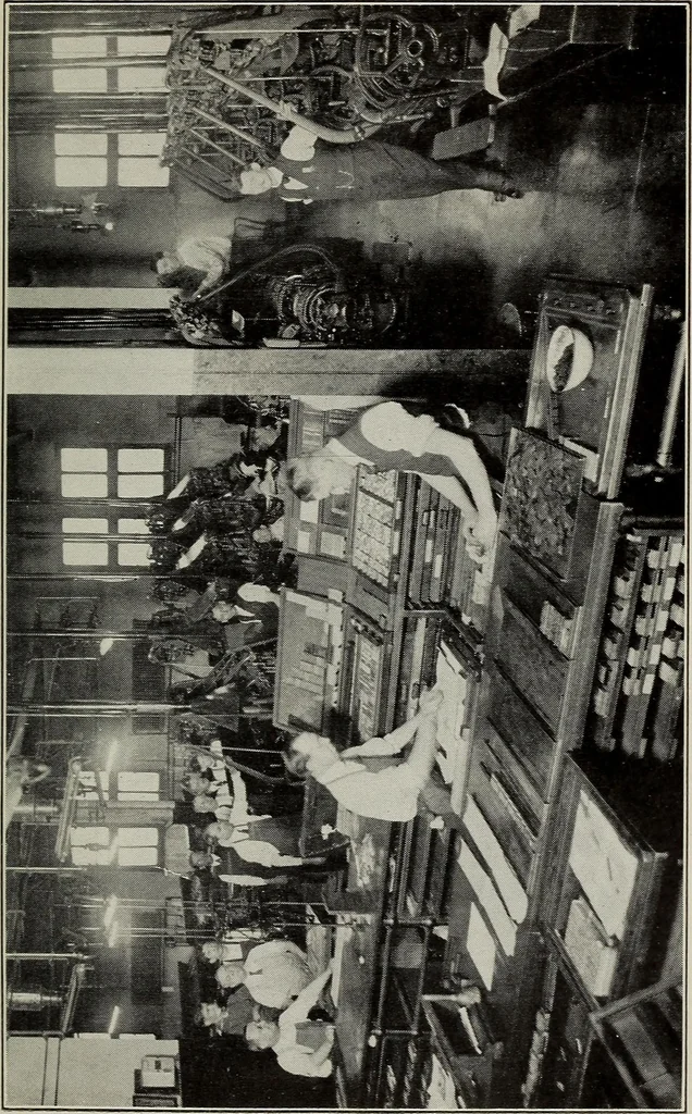 An illustration from The printing trades, 1916, leaf 92