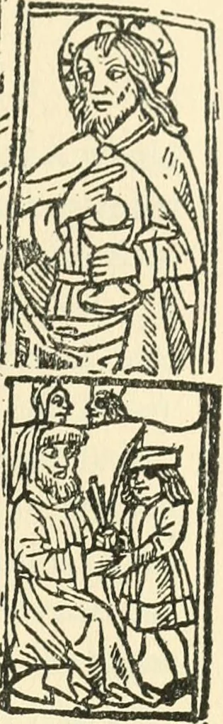 An illustration from Printing types, their history, forms, and use; a study in survivals, 1922, leaf 276