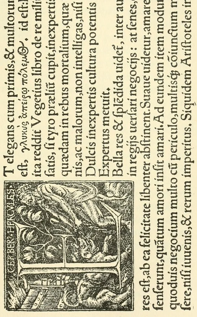 An illustration from Printing types, their history, forms, and use; a study in survivals, 1922, leaf 316