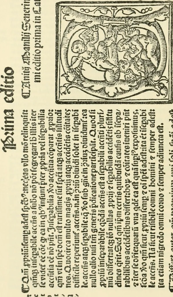 An illustration from Printing types, their history, forms, and use; a study in survivals, 1922, leaf 373