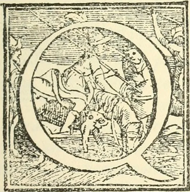 An illustration from Printing types, their history, forms, and use; a study in survivals, 1922, leaf 388