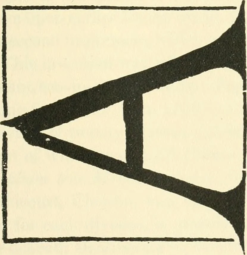 An illustration from Printing types, their history, forms, and use; a study in survivals, 1922, leaf 478