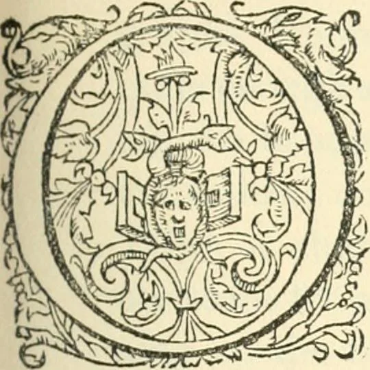 An illustration from Printing types, their history, forms, and use; a study in survivals, 1922, leaf 494