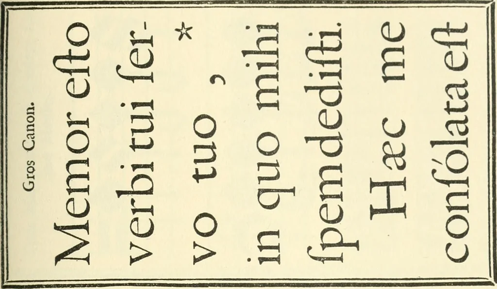 An illustration from Printing types, their history, forms, and use; a study in survivals, 1922, leaf 524