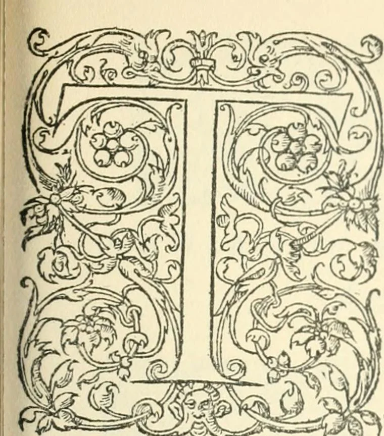 An illustration from Printing types, their history, forms, and use; a study in survivals, 1922, leaf 590