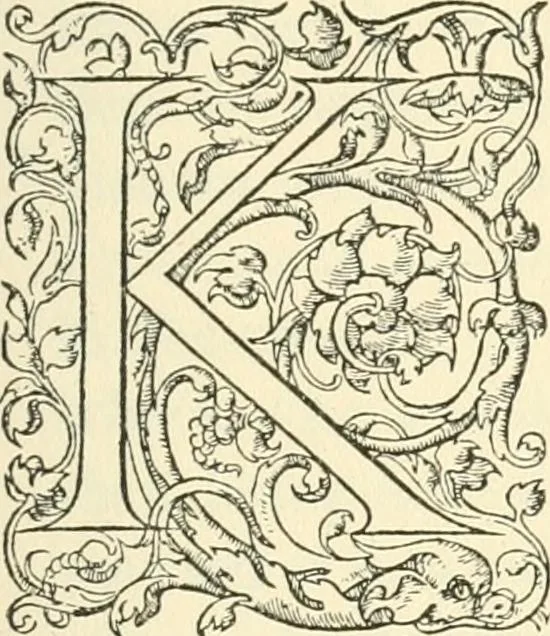 An illustration from Printing types, their history, forms, and use; a study in survivals, 1922, leaf 592