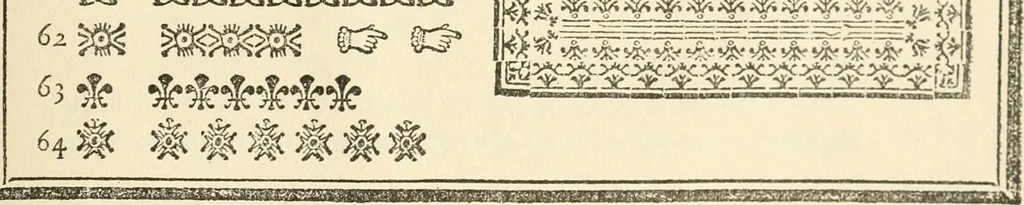 An illustration from Printing types, their history, forms, and use; a study in survivals, 1922, leaf 662