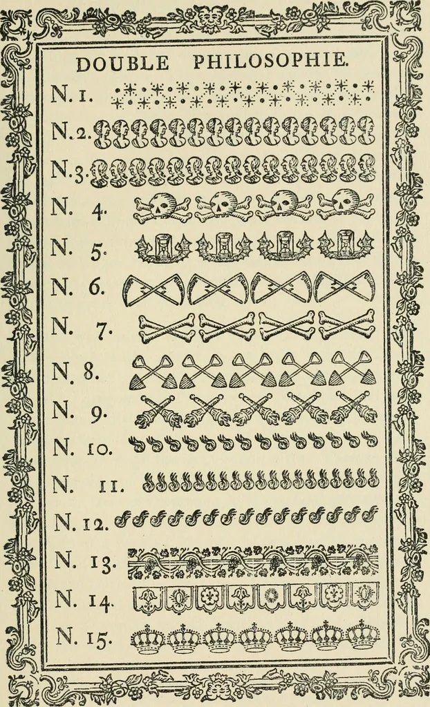 An illustration from Printing types, their history, forms, and use; a study in survivals, 1922, leaf 114
