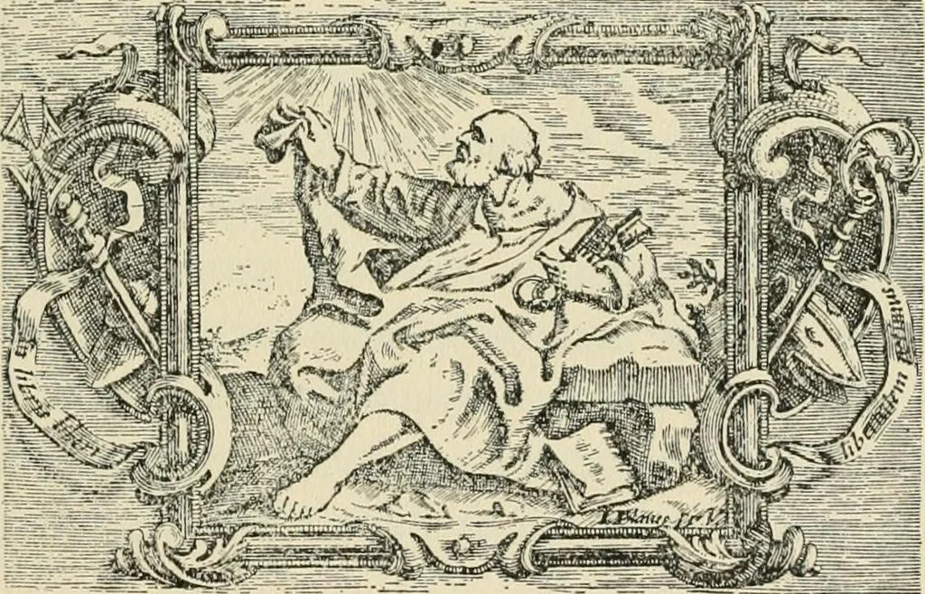An illustration from Printing types, their history, forms, and use; a study in survivals, 1922, leaf 132