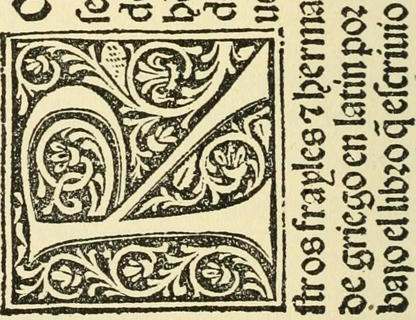 An illustration from Printing types, their history, forms, and use; a study in survivals, 1922, leaf 149