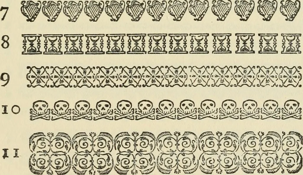 An illustration from Printing types, their history, forms, and use; a study in survivals, 1922, leaf 278