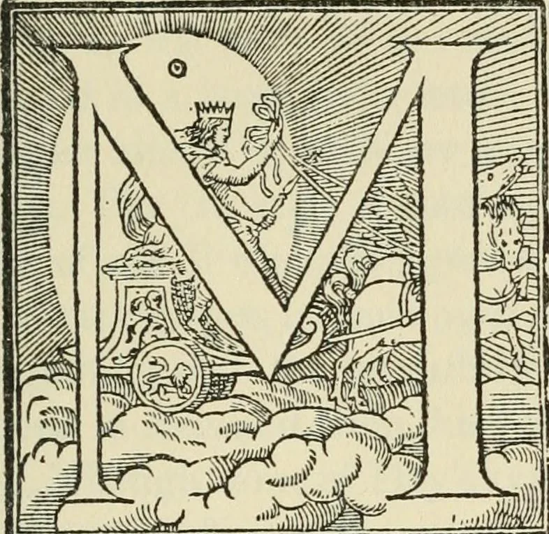 An illustration from Printing types, their history, forms, and use; a study in survivals, 1922, leaf 338