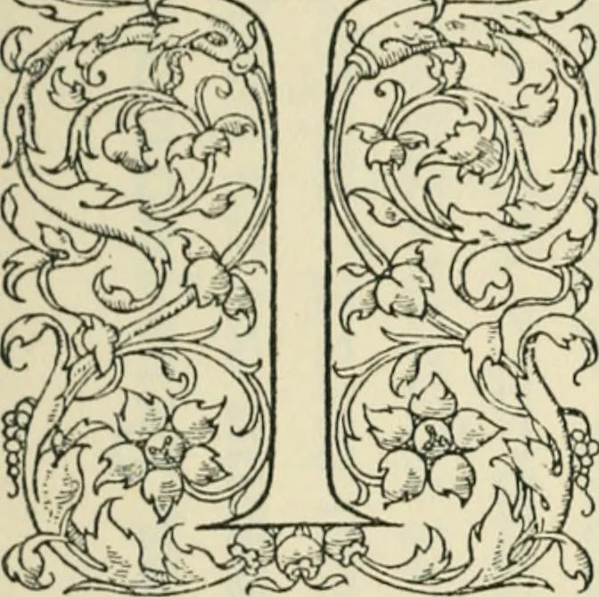 An illustration from Printing types, their history, forms, and use; a study in survivals, 1922, leaf 586