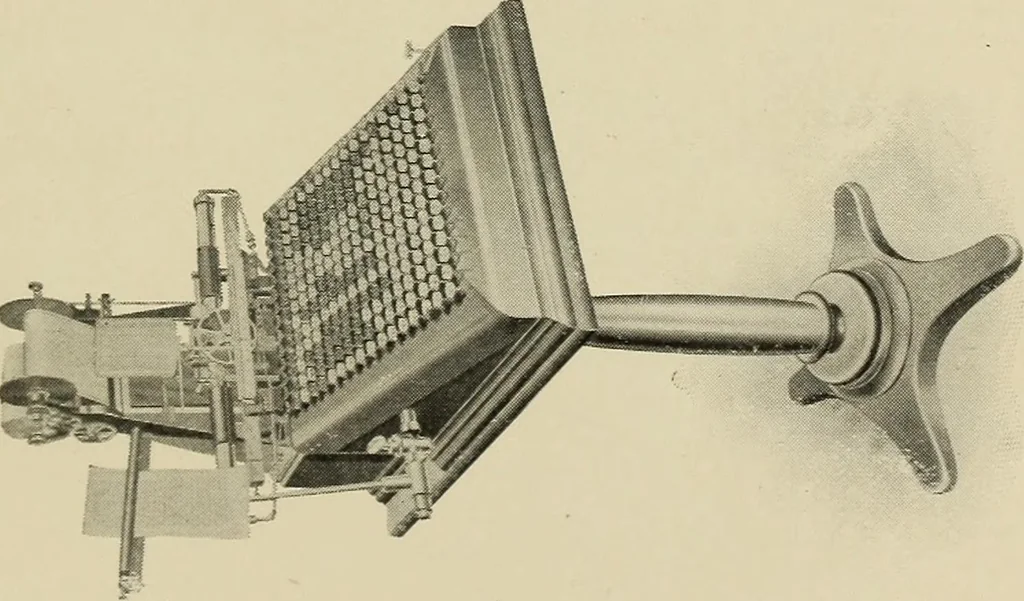 An illustration from Printing and writing materials: their evolution, 1901, leaf 108
