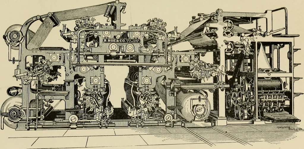 An illustration from Printing and writing materials: their evolution, 1901, leaf 134