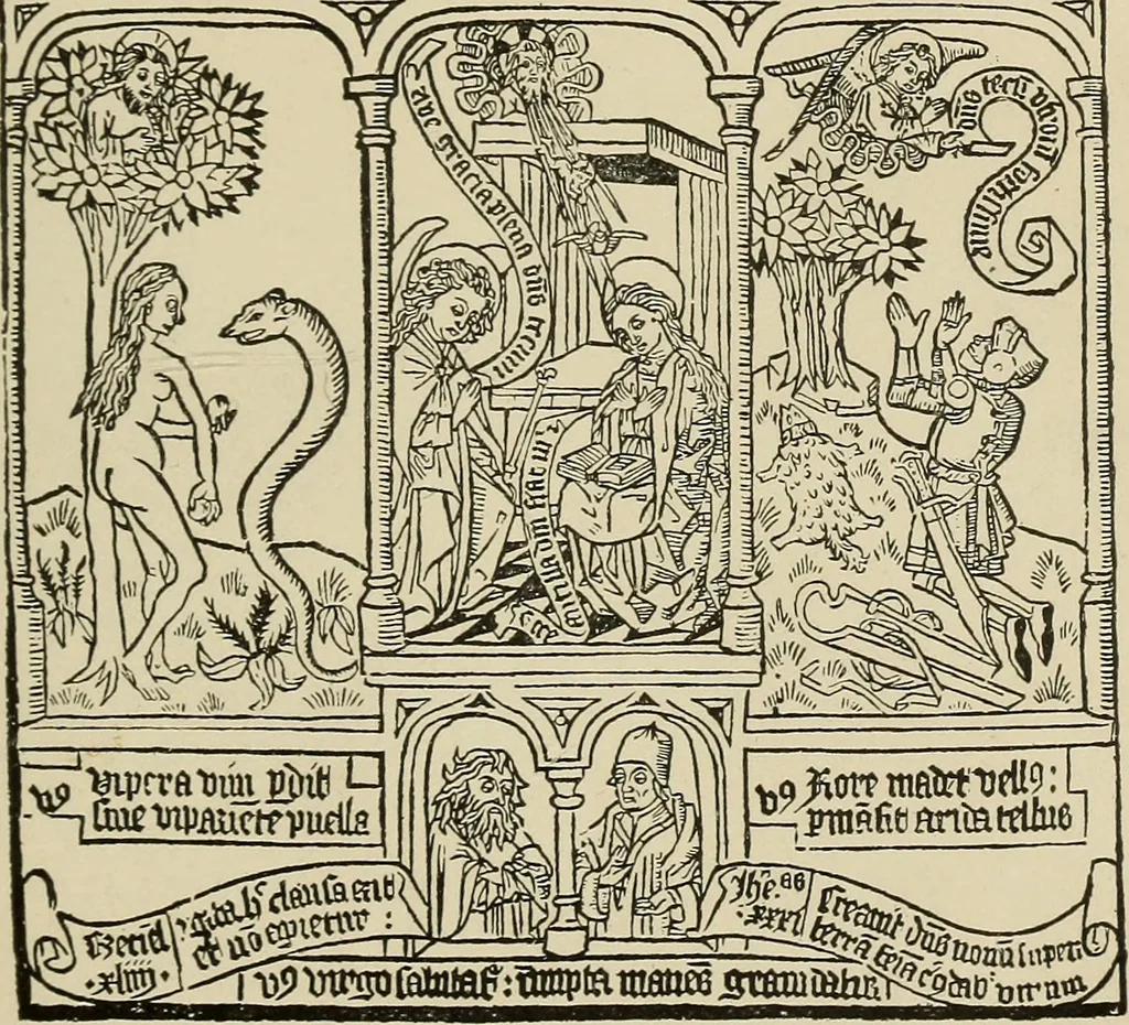 An illustration from Printing and writing materials: their evolution, 1901, leaf 48