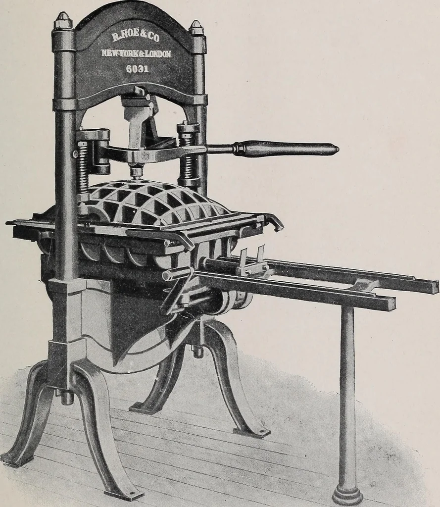 An illustration from Printing and writing materials: their evolution, 1912, leaf 120