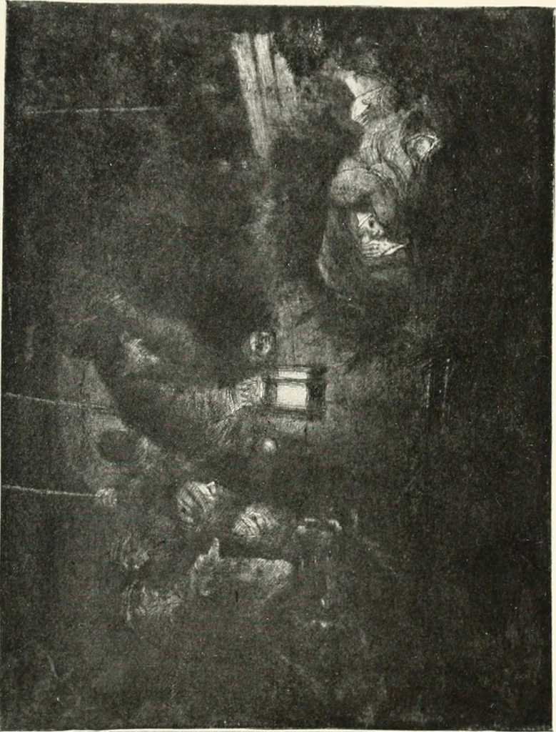 An illustration from Prints; a brief review of their technique and history, 1914, leaf 158