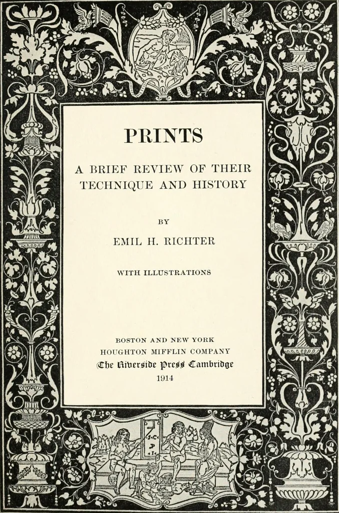 An illustration from Prints; a brief review of their technique and history, 1914, leaf 6