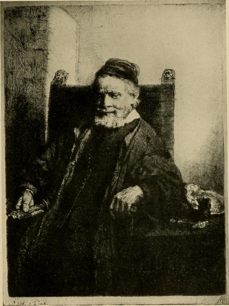 An illustration from Prints; a brief review of their technique and history, 1914, leaf 166