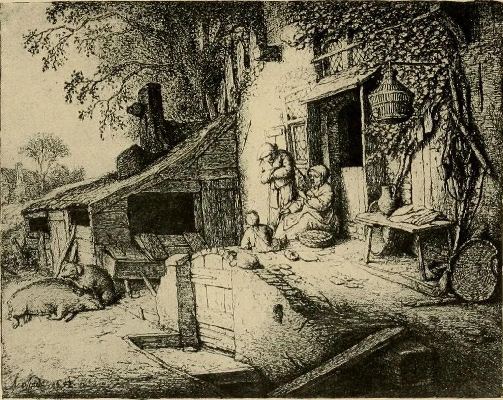 An illustration from Prints; a brief review of their technique and history, 1914, leaf 172