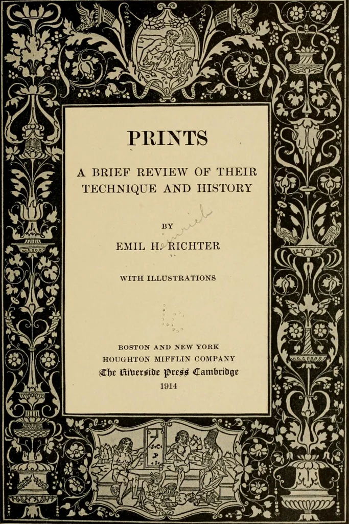An illustration from Prints; a brief review of their technique and history, 1914, leaf 8