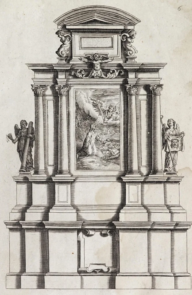 An illustration from [Prints from Vignola's Regola delli cinque ordini d'architettura, 1642], 1642, leaf 15