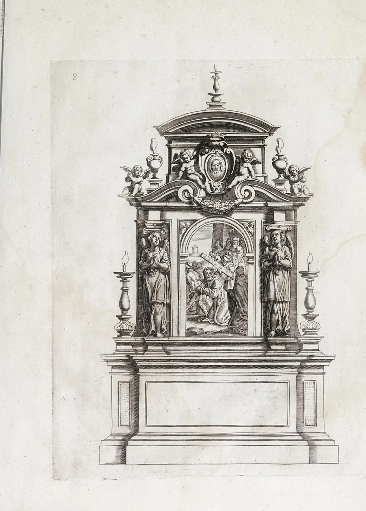 An illustration from [Prints from Vignola's Regola delli cinque ordini d'architettura, 1642], 1642, leaf 19