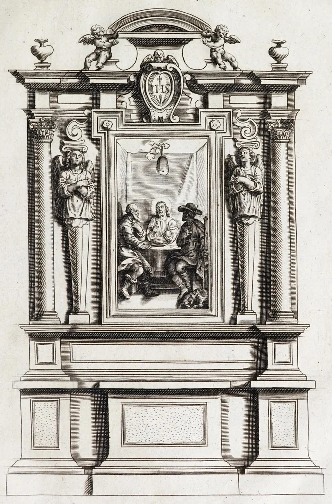 An illustration from [Prints from Vignola's Regola delli cinque ordini d'architettura, 1642], 1642, leaf 31