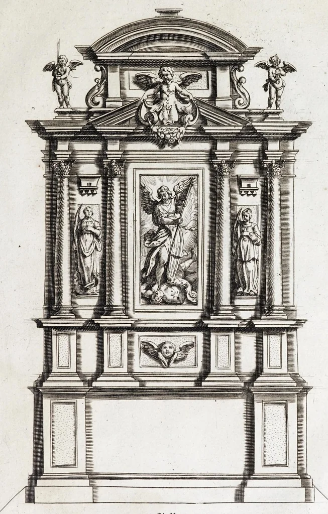 An illustration from [Prints from Vignola's Regola delli cinque ordini d'architettura, 1642], 1642, leaf 37