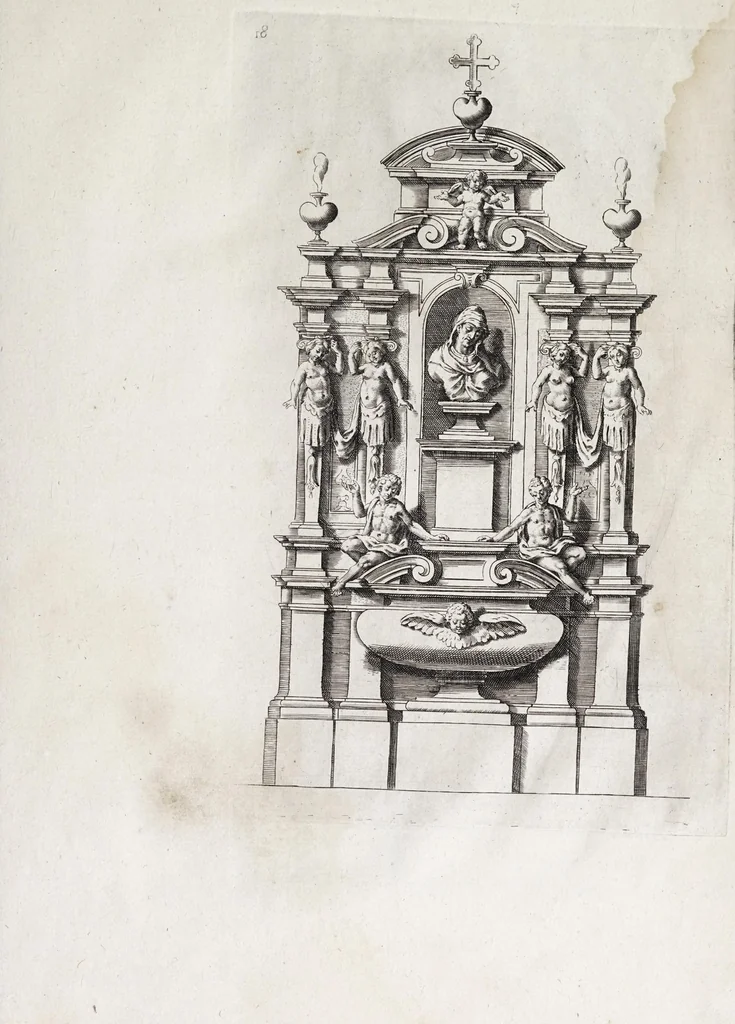 An illustration from [Prints from Vignola's Regola delli cinque ordini d'architettura, 1642], 1642, leaf 41