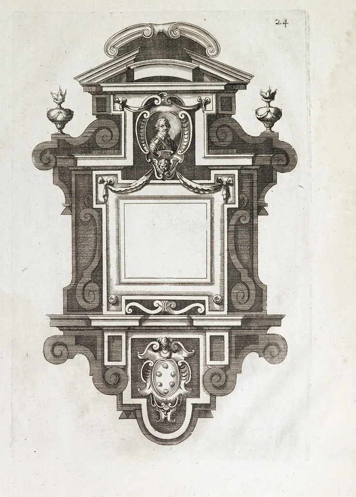 An illustration from [Prints from Vignola's Regola delli cinque ordini d'architettura, 1642], 1642, leaf 53