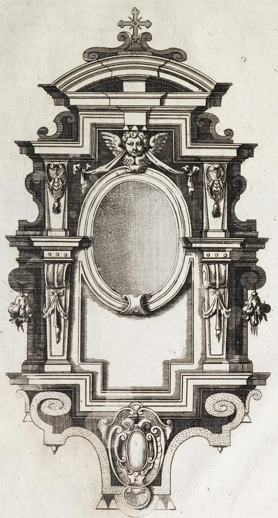 An illustration from [Prints from Vignola's Regola delli cinque ordini d'architettura, 1642], 1642, leaf 57