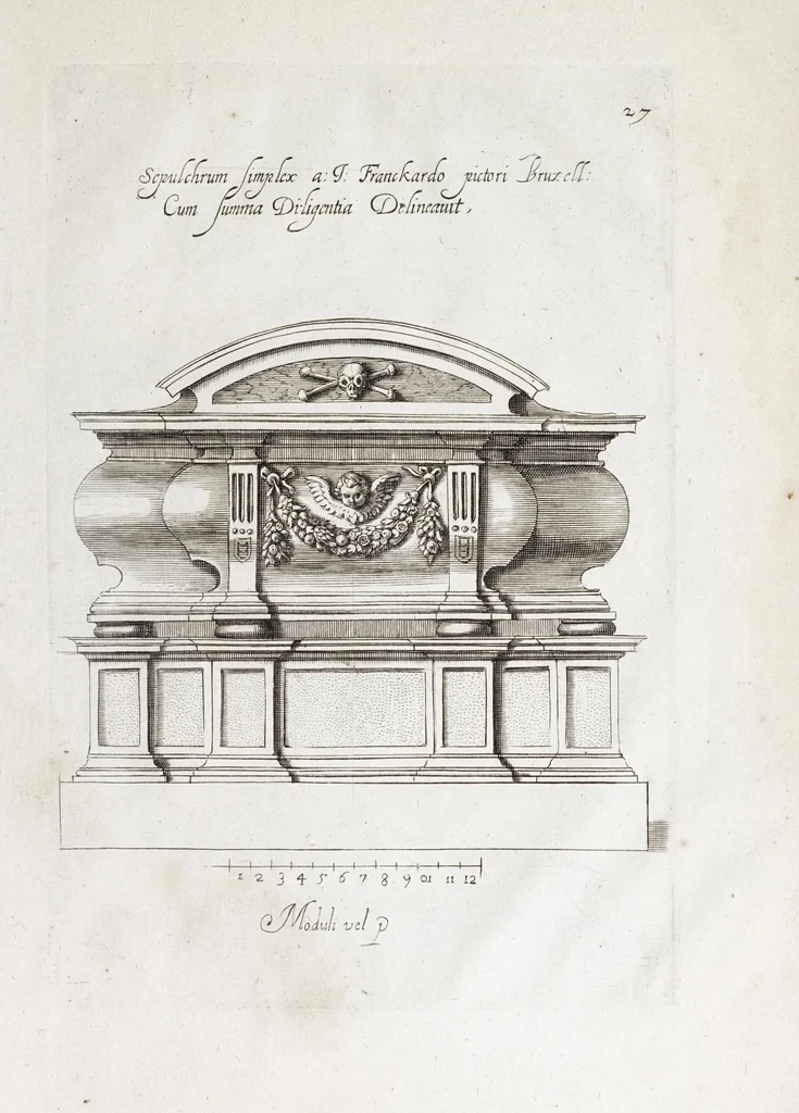 An illustration from [Prints from Vignola's Regola delli cinque ordini d'architettura, 1642], 1642, leaf 59