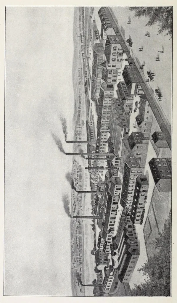 An illustration from Print styles on shoddy material, 1900, leaf 4